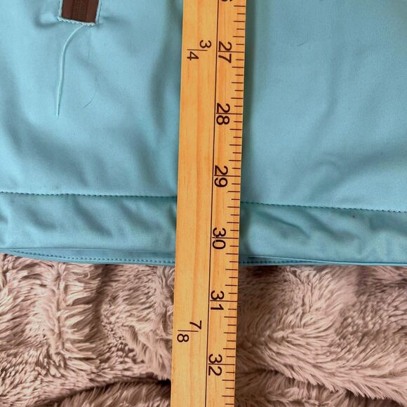 Above The Links Golf Pullover Men 2XL Aqua Gunmetal Half Zip Performance Shirt - Picture 9 of 9